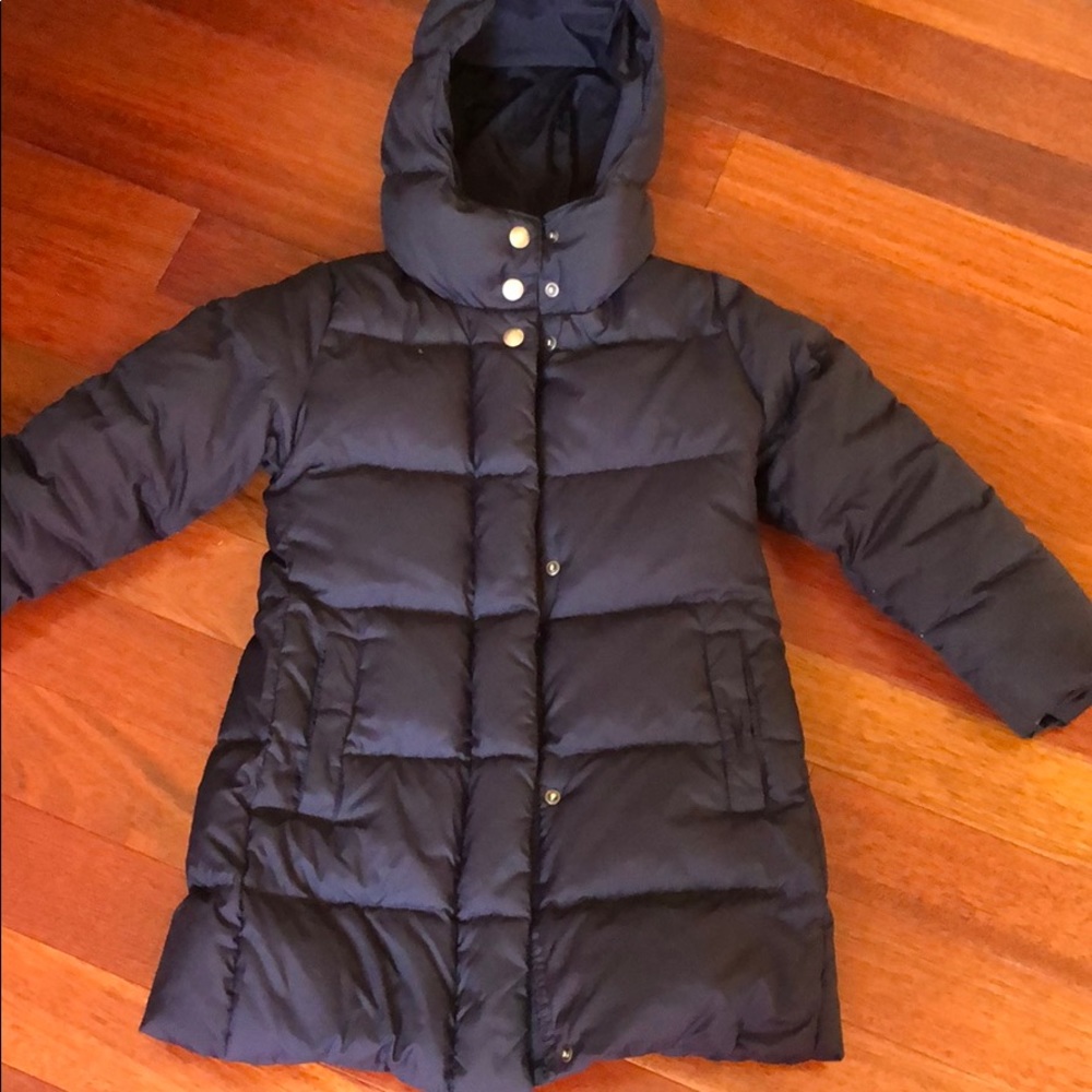 Crewcuts Girls Puffer Coat- Size 4/5- Navy Blue